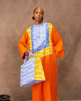 Damola Color Block Kaftan