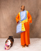 Damola Color Block Kaftan