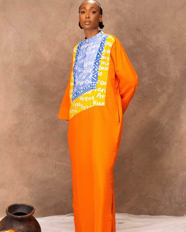 Damola Color Block Kaftan